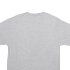 CHAMPION Mens Grey Graphic T-Shirt L Short Sleeve Crew Neck Cotton Casual