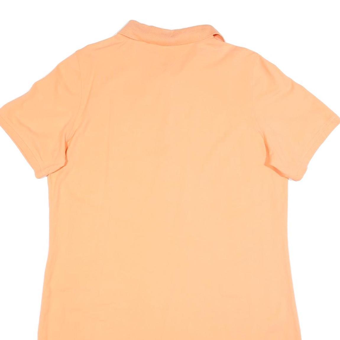 TOMMY HILFIGER Womens Orange Polo Cotton Dress Short Sleeve 2XL Casual Summer