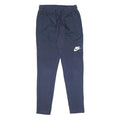 NIKE Mens Joggers Blue XS W26 L26 Cotton Blend Slim Tapered Fit Pocket Detail