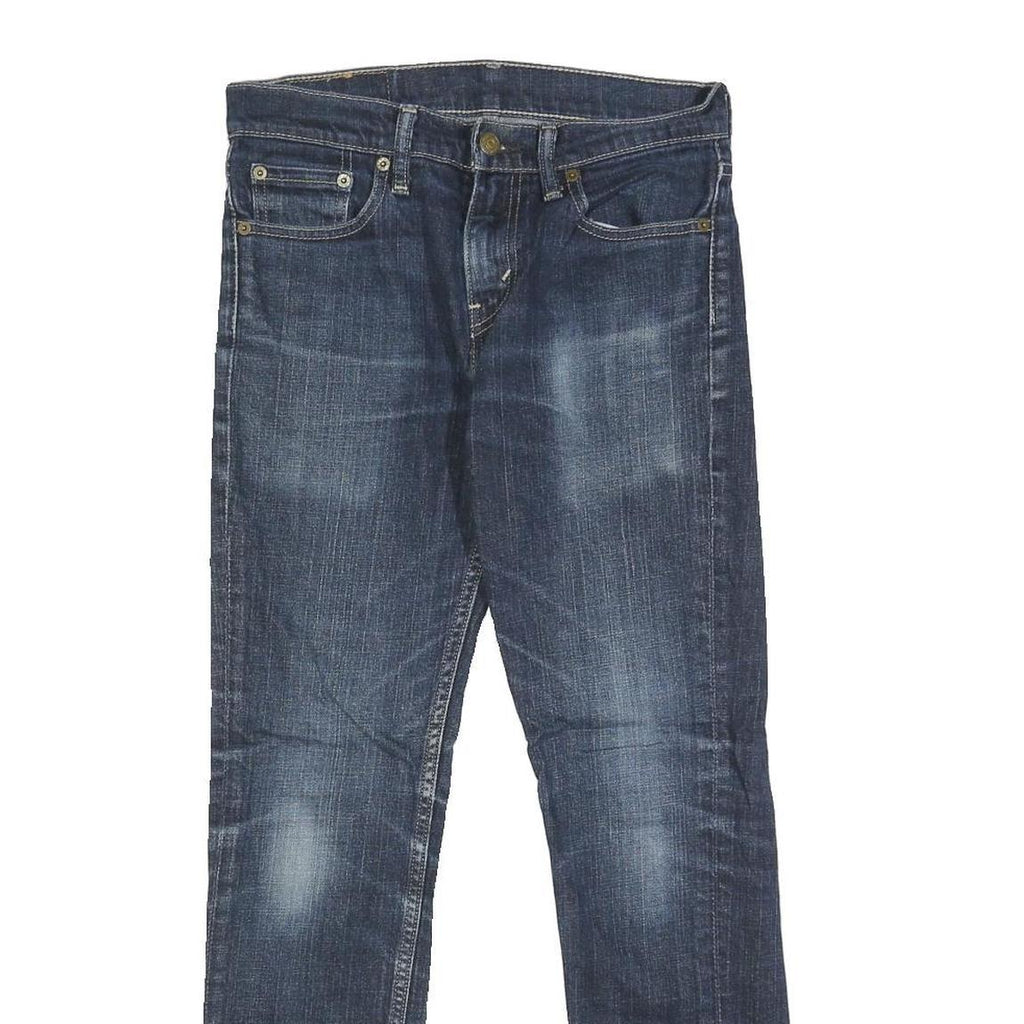 LEVI'S 511 Mens Slim Jeans Blue Denim Rinse W29 L27 Zip Cotton Blend