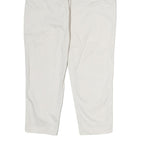 J. CREW Womens White Regular Fit Straight Leg Cotton Blend Trousers W32 L25