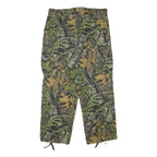 FIELDSTAFF Mens Cotton Blend Camouflage Relaxed Trousers W40 L31 Outdoor