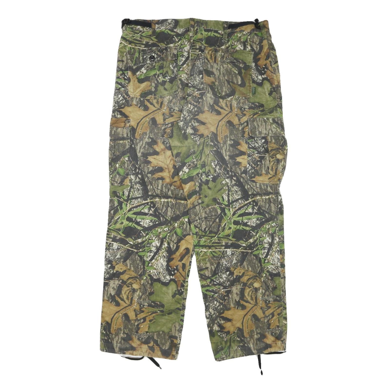 FIELDSTAFF Mens Cotton Blend Camouflage Relaxed Trousers W40 L31 Outdoor