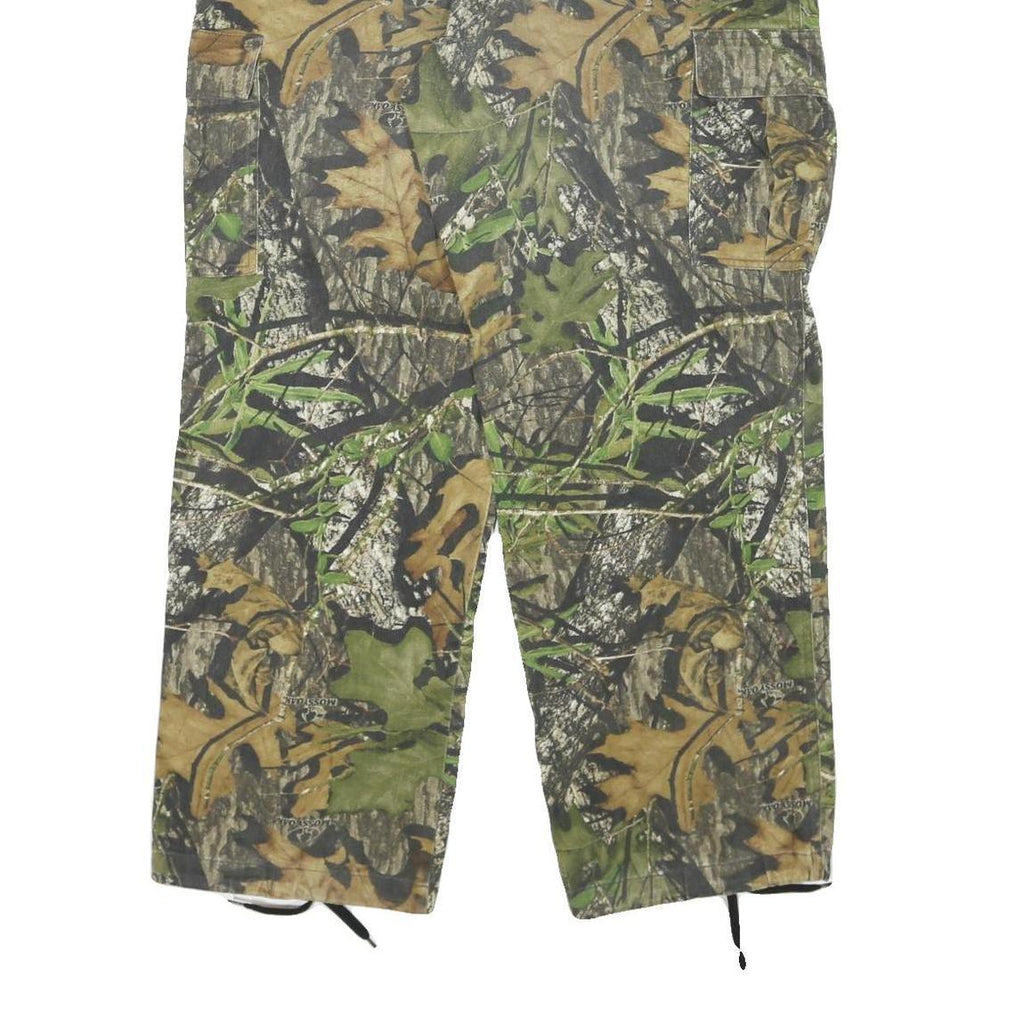 FIELDSTAFF Mens Cotton Blend Camouflage Relaxed Trousers W40 L31 Outdoor