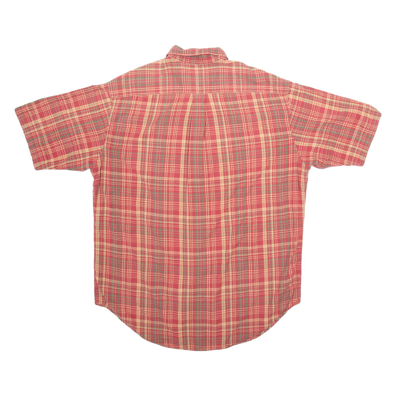 RALPH LAUREN Mens Shirt Red Check L