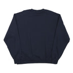 CHAMPION Mens Navy Blue Old Dominion University Crew Neck L Sweatshirt