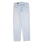 LEE Womens Jeans Blue Regular Straight Denim Light W32 L32 Zip Closure