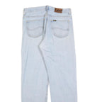LEE Womens Jeans Blue Regular Straight Denim Light W32 L32 Zip Closure