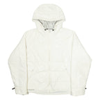 COLUMBIA Womens Jacket White Hooded L