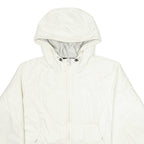 COLUMBIA Womens Jacket White Hooded L