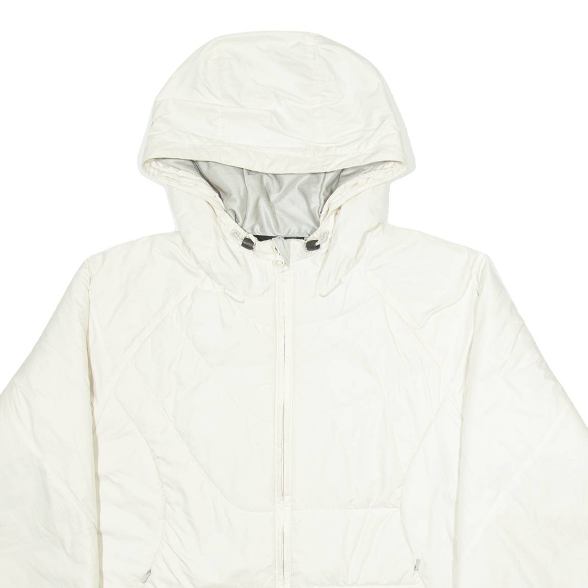 COLUMBIA Womens Jacket White Hooded L
