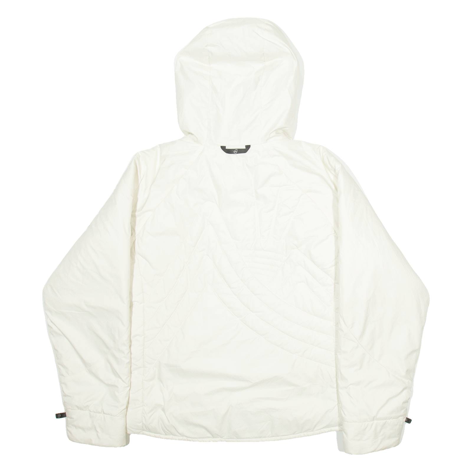 COLUMBIA Womens Jacket White Hooded L
