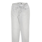 LEVI'S Womens Jeans White Slim Skinny Denim Light W24 L30 Cotton Blend Zip