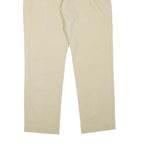 TOMMY HILFIGER Mens Cotton Blend Beige Regular Fit Straight Trousers W32 L30