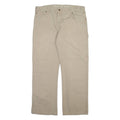 DICKIES Carpenter Mens Trousers Beige Relaxed Straight W36 L30