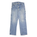 DICKIES Mens Jeans Blue Regular Straight Denim Light W30 L30 Workwear Comfort