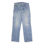 DICKIES Mens Jeans Blue Regular Straight Denim Light W30 L30 Workwear Comfort