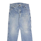 DICKIES Mens Jeans Blue Regular Straight Denim Light W30 L30 Workwear Comfort