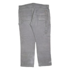 DICKIES Mens Regular Fit Grey Cotton Blend Denim Jeans W40 L30 Workwear Zip