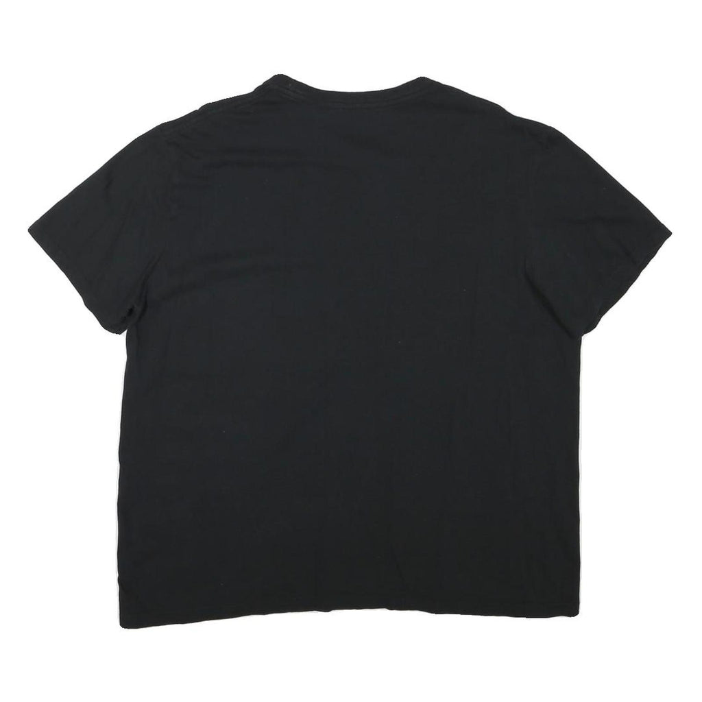 ACDC Mens Black Back In Black Graphic T-Shirt L Short Sleeve Crew Neck Band