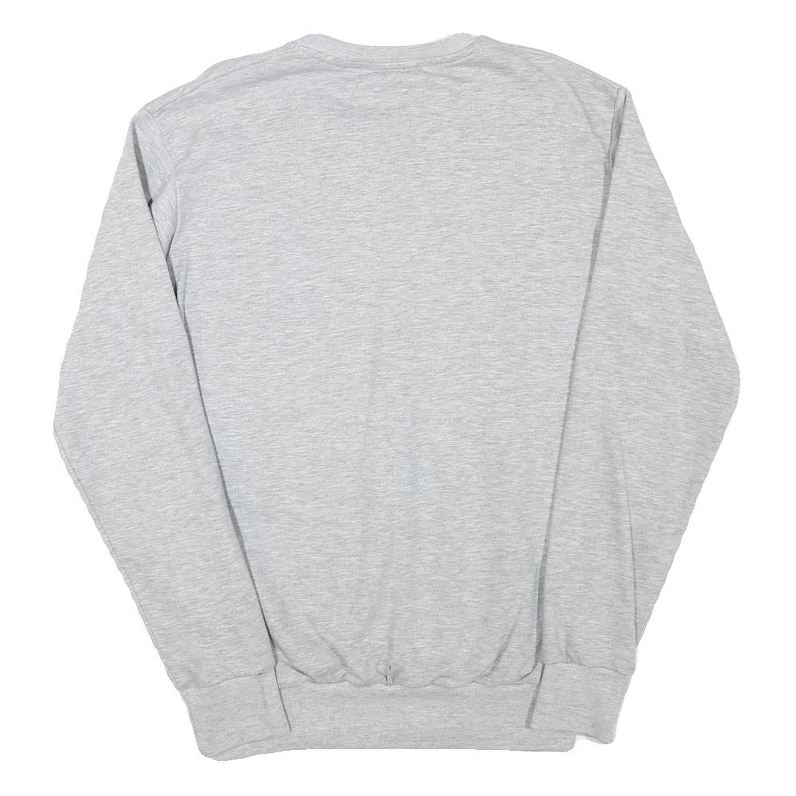 LEE COOPER Mens Grey Crew Neck L Sweatshirt Cotton Blend Casual Pullover