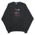 ORSMAN Mens Black Outpost Volleyball Crew Neck XL Cotton Blend Sweatshirt
