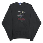 ORSMAN Mens Black Outpost Volleyball Crew Neck XL Cotton Blend Sweatshirt