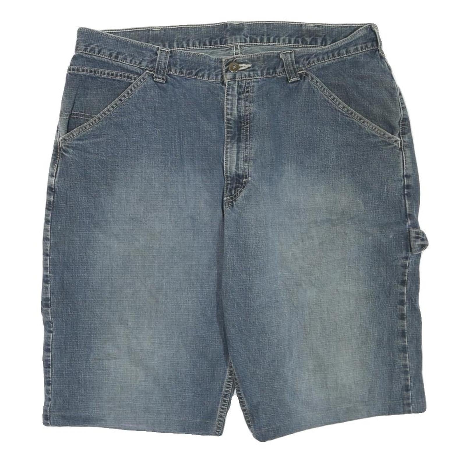 LEE Mens Denim Blue Casual Shorts XL W38 Cotton Blend Comfortable Fit