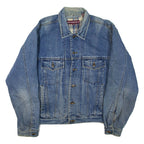 NEVADA Mens Blanket Lined Denim Jacket Blue M