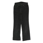 LEVI'S Mens Black Cotton Blend Regular Straight Trousers W29 L27 Classic Zip