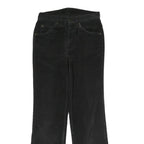 LEVI'S Mens Black Cotton Blend Regular Straight Trousers W29 L27 Classic Zip