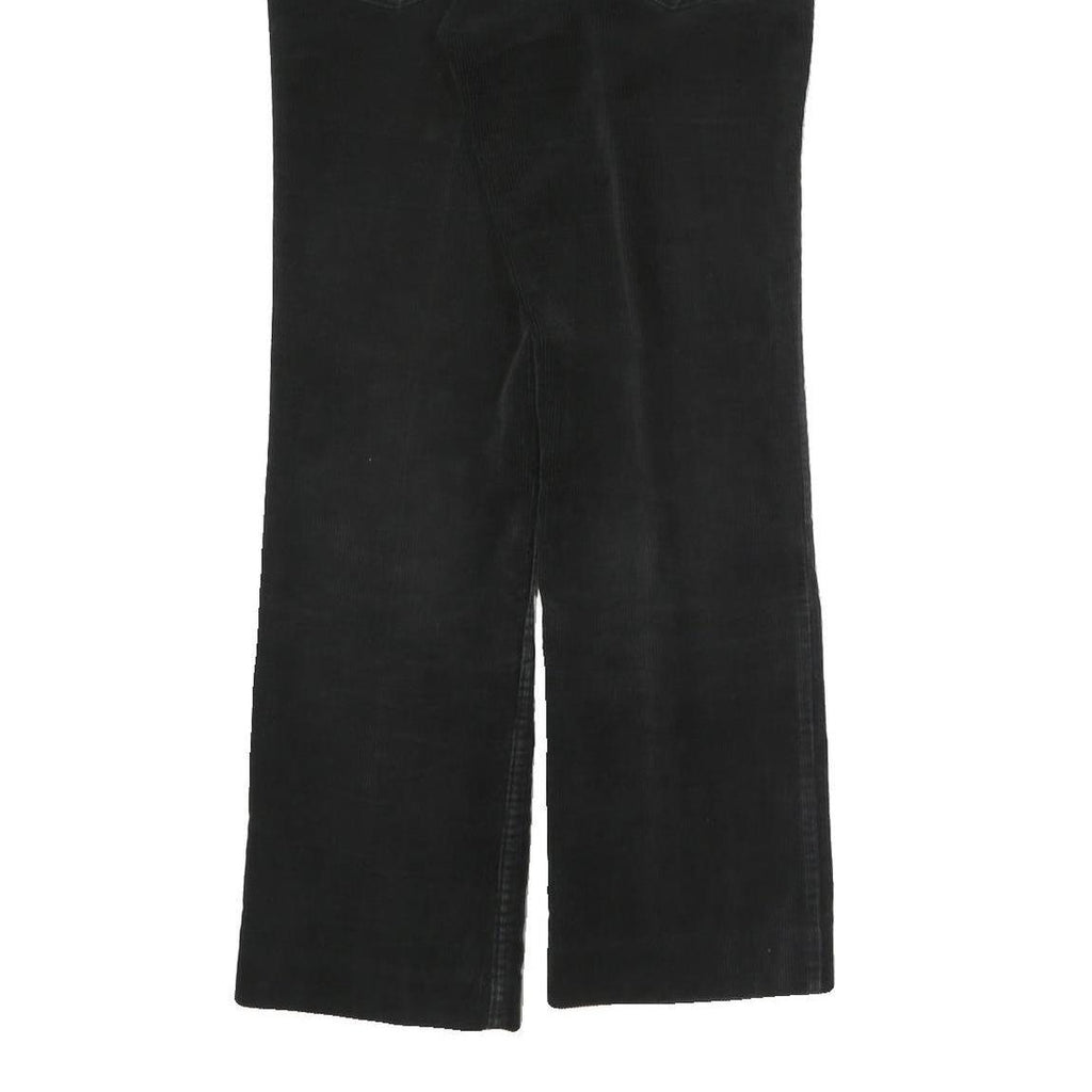 LEVI'S Mens Black Cotton Blend Regular Straight Trousers W29 L27 Classic Zip