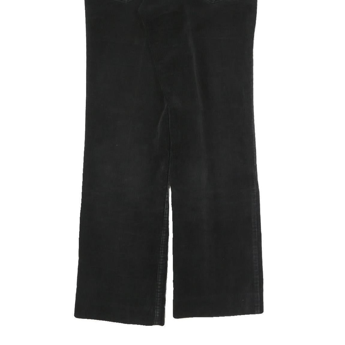 LEVI'S Mens Black Cotton Blend Regular Straight Trousers W29 L27 Classic Zip