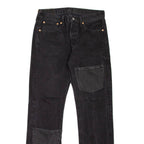 LEVI'S 501 Jeans Customised Mens Blue Regular Straight W33 L32