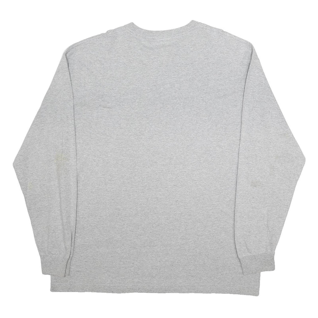 CARHARTT Mens Grey Workwear Pocket Long Sleeve Crew Neck XL Cotton Blend T-Shirt