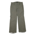 CHADO Womens Cotton Blend Green Regular Fit Cargo Trousers W34 L33 Casual