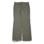 CHADO Womens Cotton Blend Green Regular Fit Cargo Trousers W34 L33 Casual