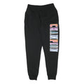 CHAMPION Mens Joggers Black Multicoloured Logo Slim Tapered M W28 L29 Casual