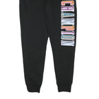 CHAMPION Mens Joggers Black Multicoloured Logo Slim Tapered M W28 L29 Casual