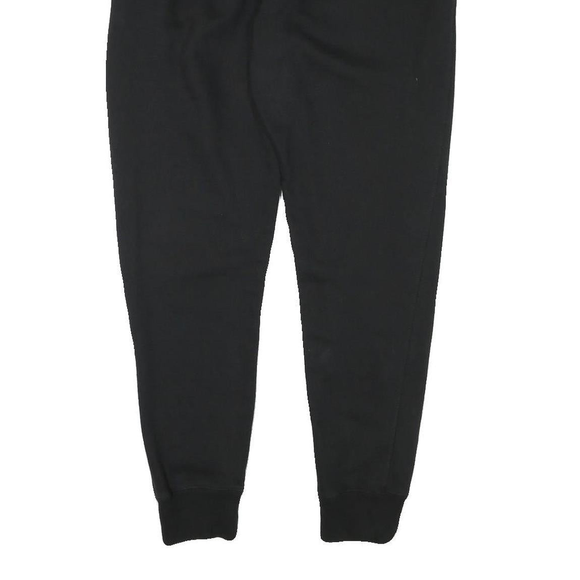 CHAMPION Mens Joggers Black Multicoloured Logo Slim Tapered M W28 L29 Casual