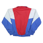 HIGH FIVE Mens Red & Blue Colourblock Zip Up Polyester Jacket M Sportswear