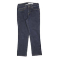 DKNY Womens Blue Regular Straight Denim Light W28 L26 Zip Cotton Blend Jeans