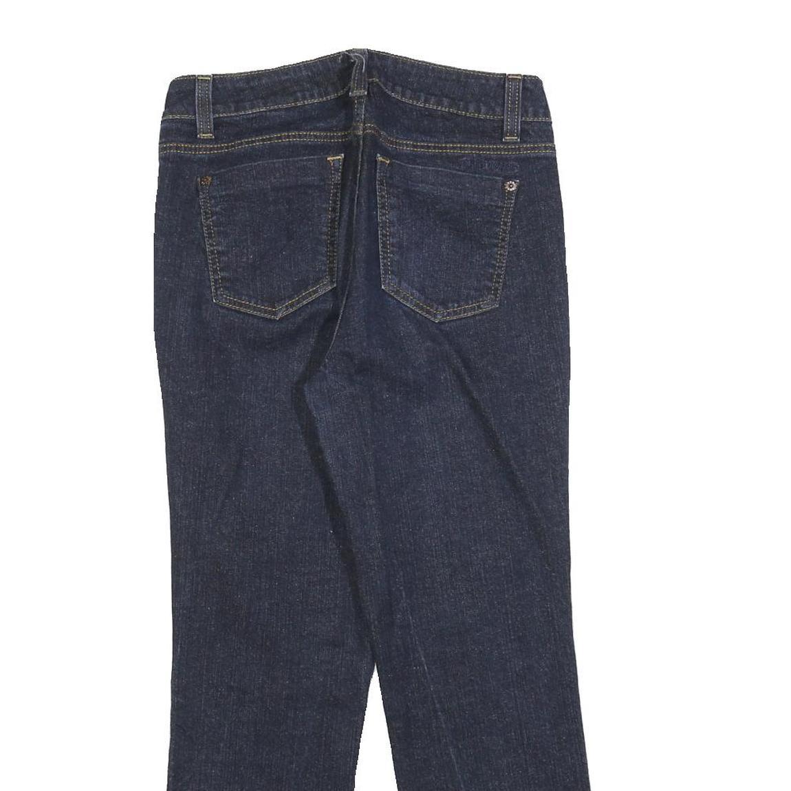 DKNY Womens Blue Regular Straight Denim Light W28 L26 Zip Cotton Blend Jeans