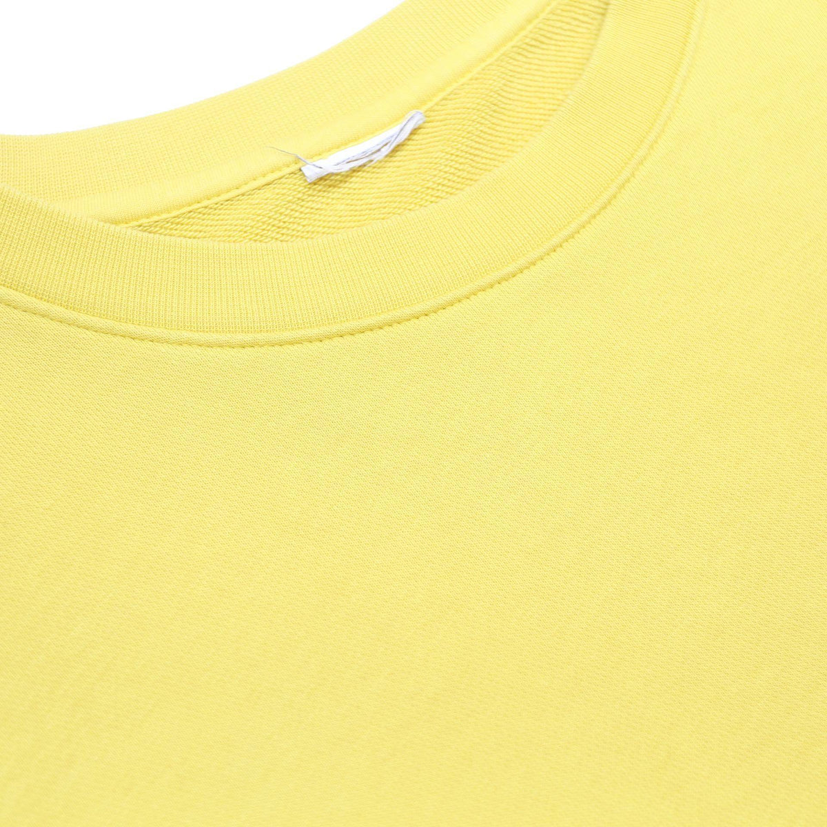 NIKE Mens Yellow Cotton Blend Crew Neck XL Sweatshirt Casual Pullover