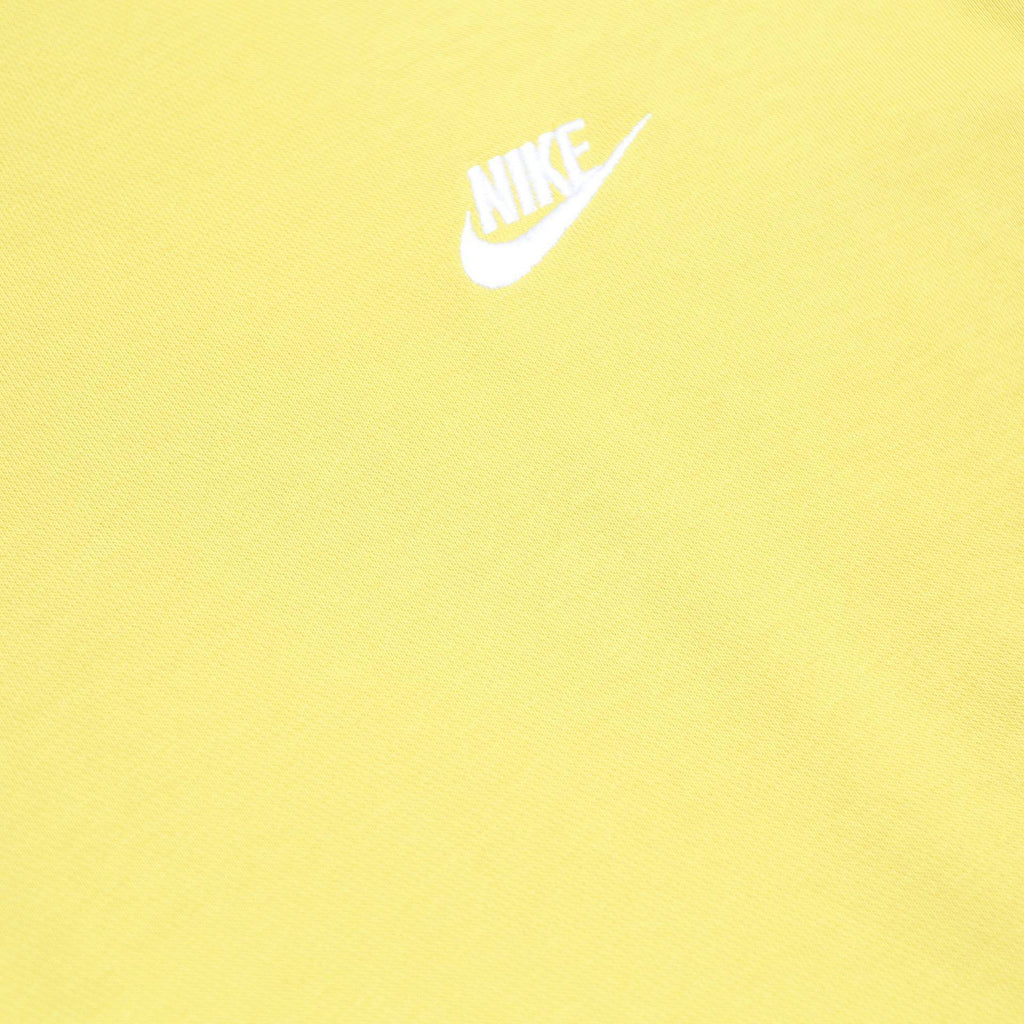 NIKE Mens Yellow Cotton Blend Crew Neck XL Sweatshirt Casual Pullover