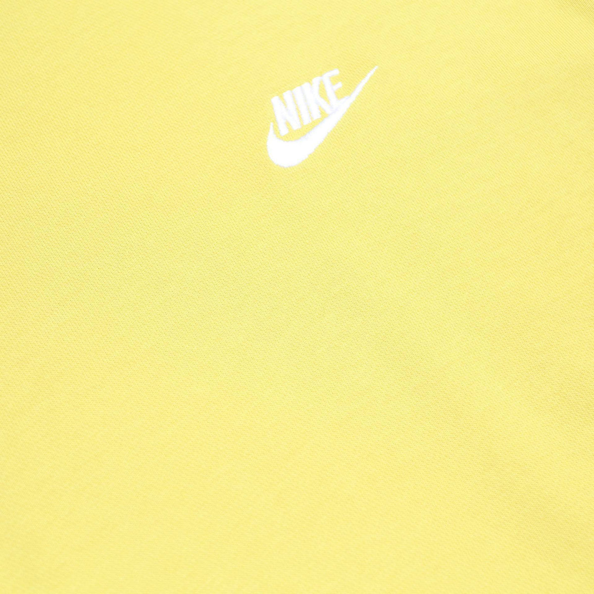 NIKE Mens Yellow Cotton Blend Crew Neck XL Sweatshirt Casual Pullover