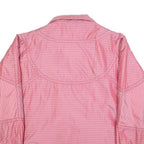 Womens Pink Polyester Blend Casual Jacket M Woven Zip Up Lightweight