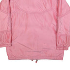 Womens Pink Polyester Blend Casual Jacket M Woven Zip Up Lightweight