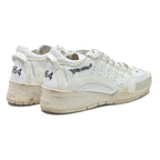 DSQUARED2 Womens Lace-Up Trainers White Synthetic UK 6 Casual Sporty