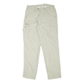 SUNWAY Mens Relaxed Beige Cargo Trousers W30 L31 Polyester Blend Zip Pockets